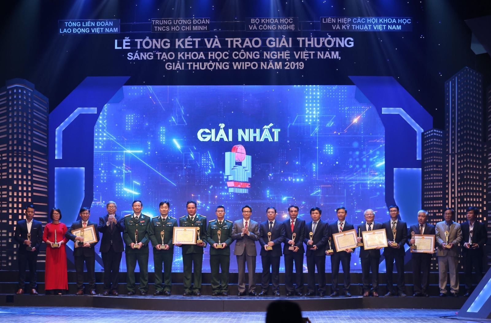 Trao Giải thưởng sáng tạo khoa học công nghệ Việt Nam, Giải thưởng WIPO năm 2019