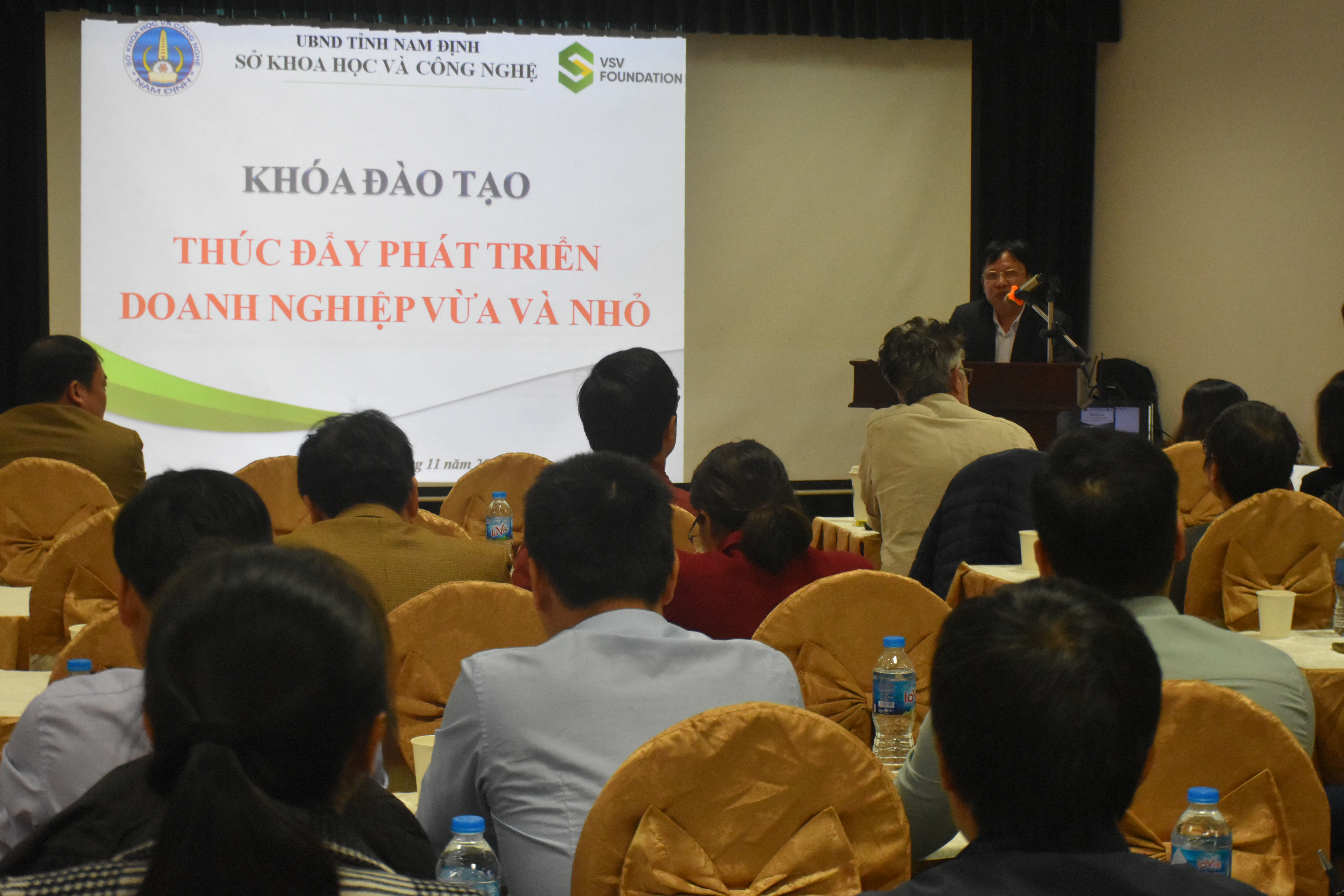 Sở Khoa học và Công nghệ tỉnh Nam Định tổ chức khóa tập huấn “Thúc đẩy phát triển doanh nghiệp vừa và nhỏ” 