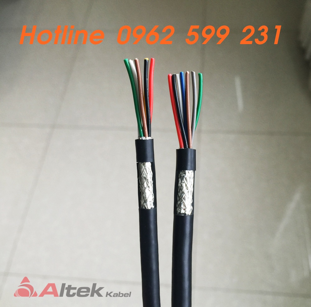Cáp tín hiệu Altek kabel chống nhiễu 4x0.22, 6x0.22, 8x0.22