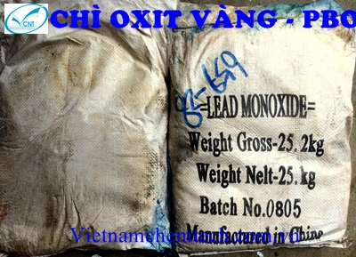 Chì oxit - PbO - TQ - CN - 25kg