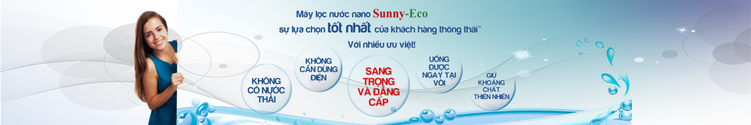 Máy lọc nước nano Sunny Eco - Nhập khẩu nguyên chiếc từ Nga